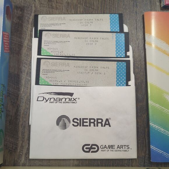 Mixed Up Fairy Tales Vintage Rare Retro PC Game Complete Sierra MS-DOS 5.25" HD - Picture 4 of 13